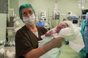Our volunteer in the Maternity Ward