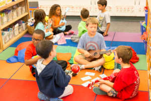 Peer collaboration for literacy through music