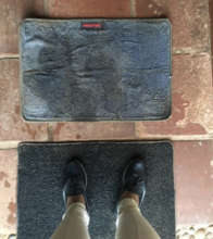 Disinfecting Mats For Our Entrance and Exits.