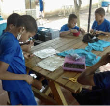 Our Children Doing Arts and Crafts
