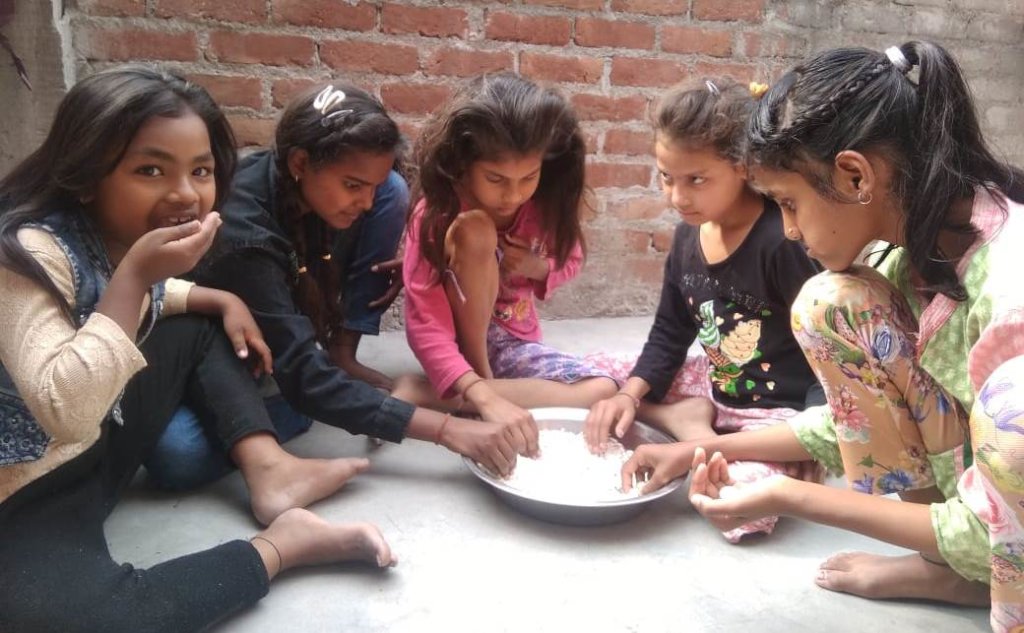 Food & Mask for Corona Fight of Poor Children