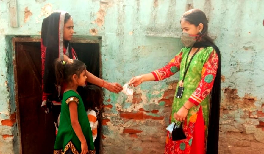 Food & Mask for Corona Fight of Poor Children