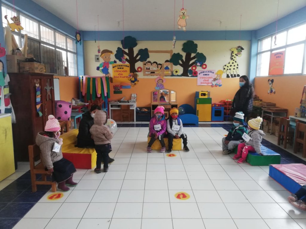 Socially distanced classes