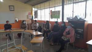 Teacher planning meeting