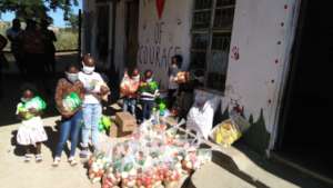 donating to children from our local preschool