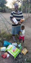 Food parcels - distributed door to door
