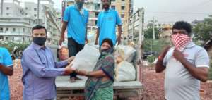 Combating Pandemic covid19 relief donation to poor