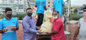 Covid19 relief grocery donation to dailywageworker
