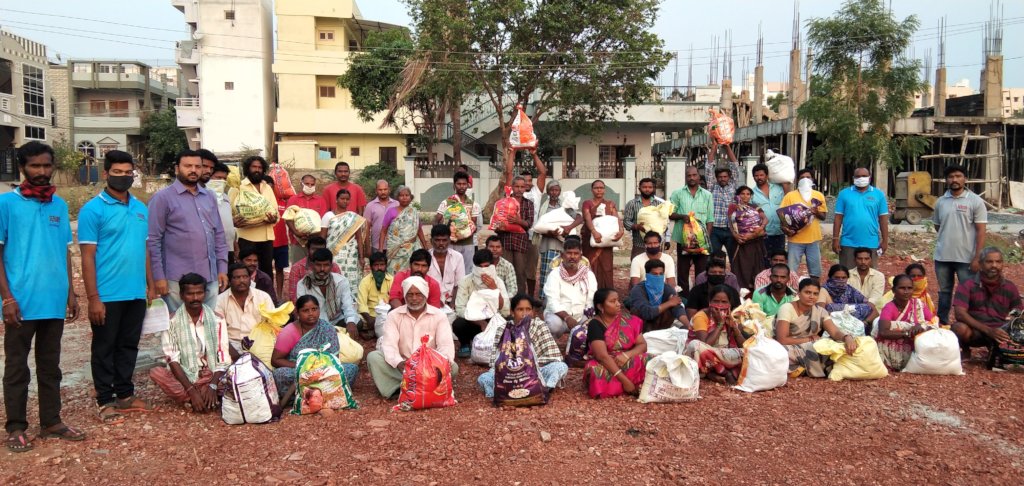 Food groceries kits donation for dailywage workers