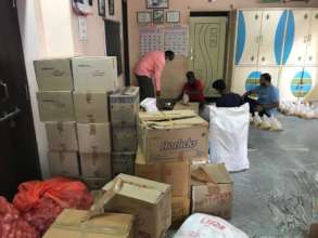 Food provisions sponsorship to poor slum dwellers