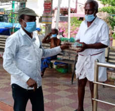 Chairman after Covid recovered, distributes relief