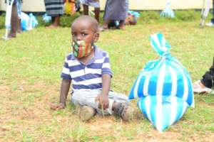 Beneficiaries receiving ration