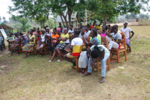 Awareness session in Salayea, Lofa County