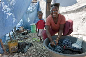 Haiti: Gaston Margron camp