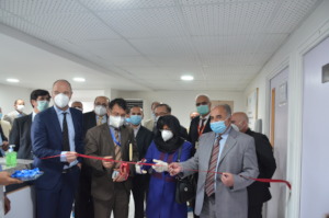 Opening of Covid-19 testing center at FMIC