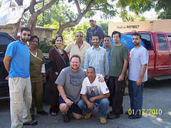 The team on the ground