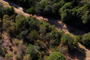 Drone showing Eastern Fenceline