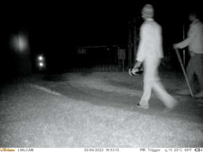 Night watchmen wildlife security patrol
