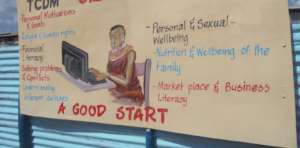 TCDM Community Training Sign