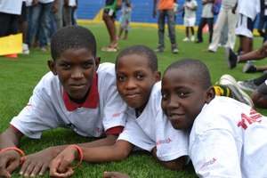 Mercy Corps' Foutbol pou Lavi ("Soccer for Life")