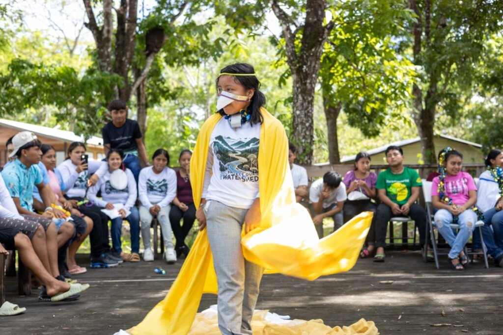 Environmental club member role playing