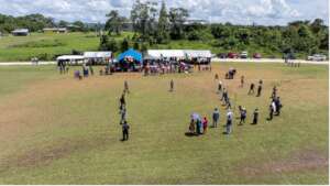 Community members celebrating farmers