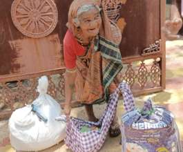 Food essentials at the doorstep of old persons