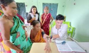 Health camps provided with check ups & medicines