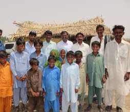 Community school in rural Sindh