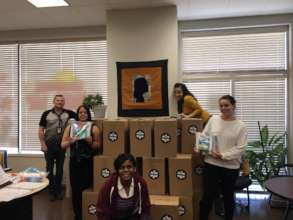 Hygiene Kit delivery to Women's Centre Calgary