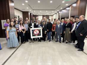 Group Photo with Survivors, Hibakusha, and Youth