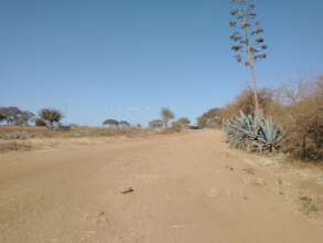 Dry landscape in Terrat, still waiting for rain