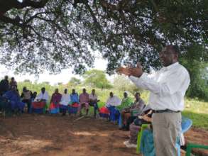 Martin Kariongi working the Maasai community