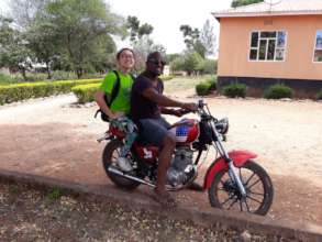 With Dr Tumaini - the Terrat doctor