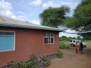 Rainwater collection at Terrat Dispensary