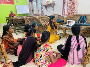 Basic sex education for the children of JANANI HOM