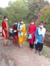 Mask Distribution Mahadewa Municipality