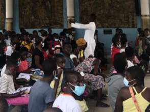 Children during Corona at the Church