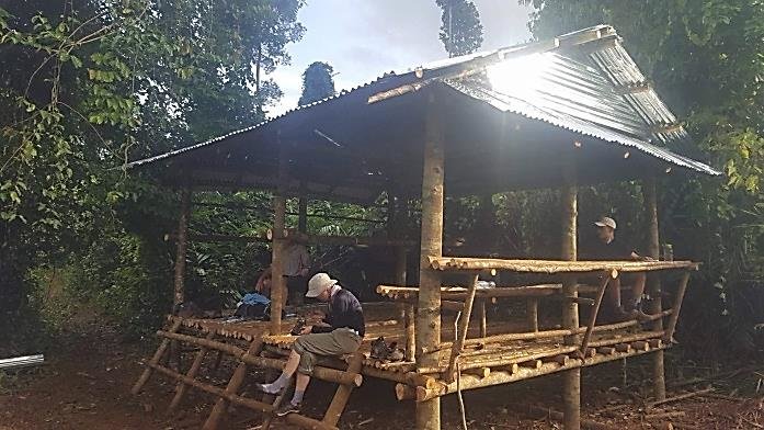 New campsite at Chi Phat