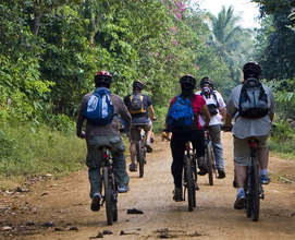 Biking at the Chi Phat Ecotourism Site