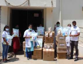 Distribution of kits & HFNC Machines in hospital