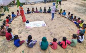 Nutrition Awareness Class with Street & Slum Kids