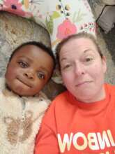 Oliver and Abi during a support session