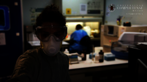 Volunteer researchers at work during pandemic