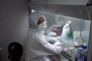 Working with SARS-CoV-2 at biosafety Level 3 lab