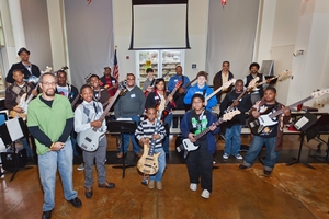 Big Bad Bass workshop participants