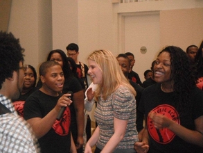 SMA students and Jenna Bush Hager