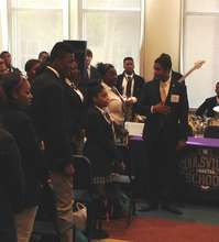 Seniors taking the "Oath of the City"