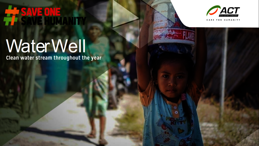 A water well to save unfortunate families