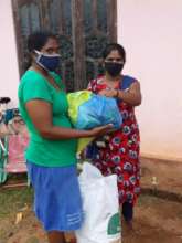 Receiving Food Parcles